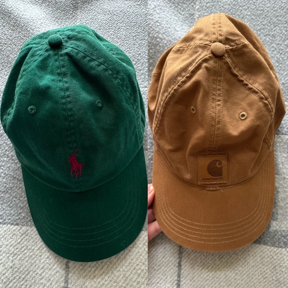 ralph lauren cap and carhartt cap - Picture 1 of 8